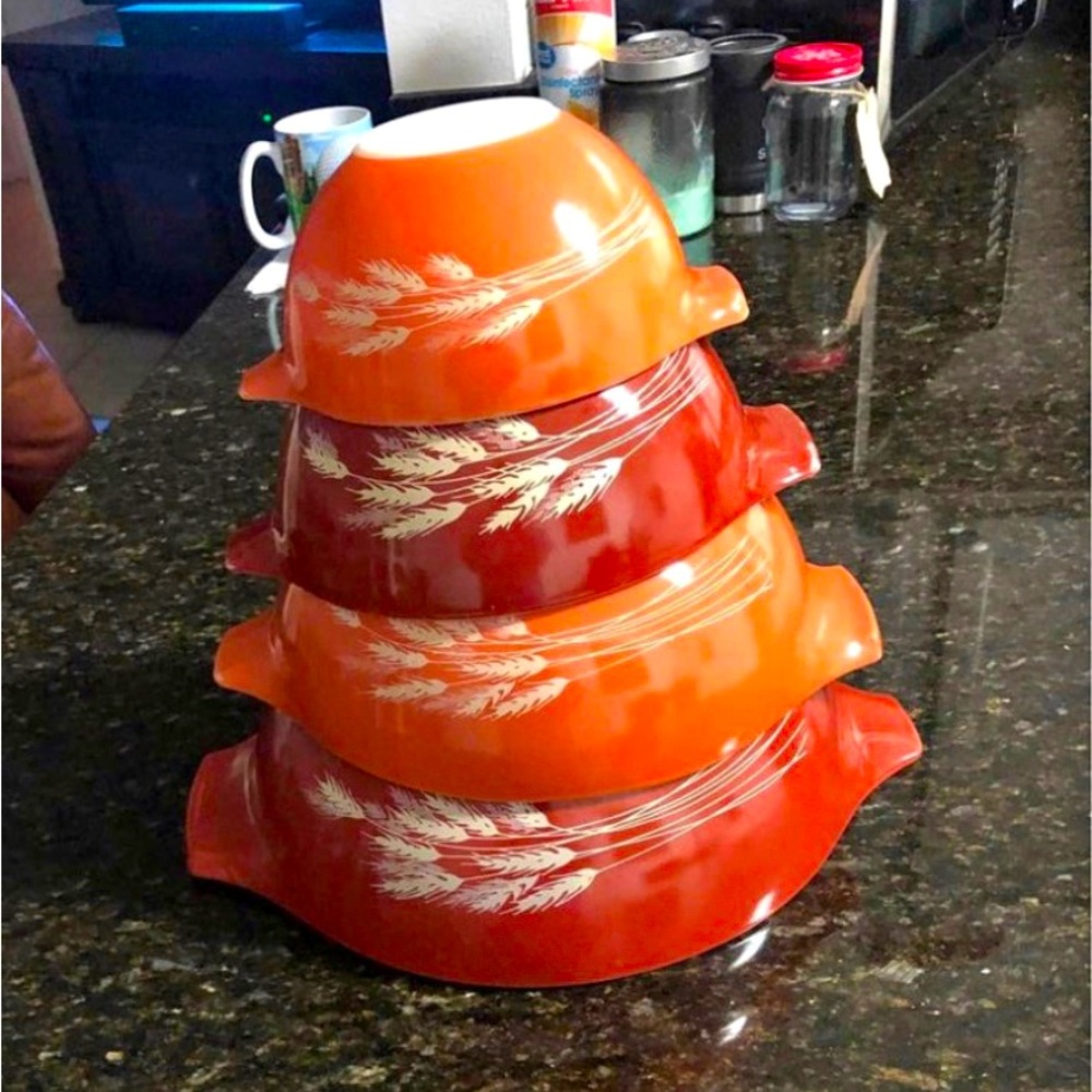 Pyrex autumn harvest Cinderella set!